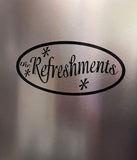 Refreshments Car Decal