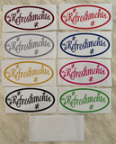 Refreshments Car Decal