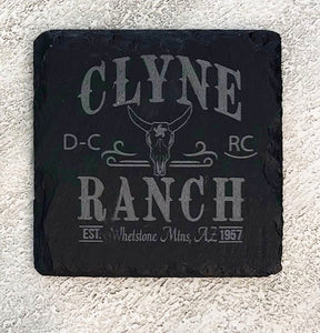 Clyne Ranch Stone Coaster