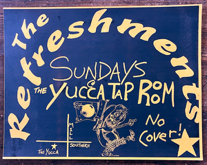 The Refreshments Flyer Full Page Yucca Tap Room