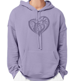Swirl Heart Ladies Hoodie