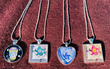 Graphic Pendant Necklaces