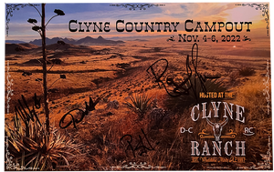 Clyne Country Campout Poster - Autographed by RCPM